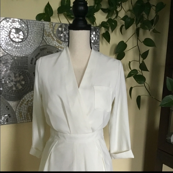 Off white long sleeve Topshop romper sz 6@ NWT!! - Picture 3 of 6